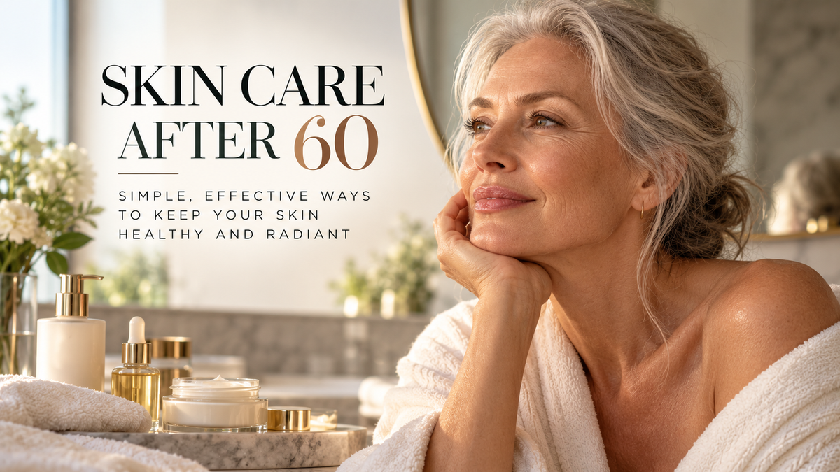 Skin Care After 60: A Simple Routine for Dryness and Sun Protection