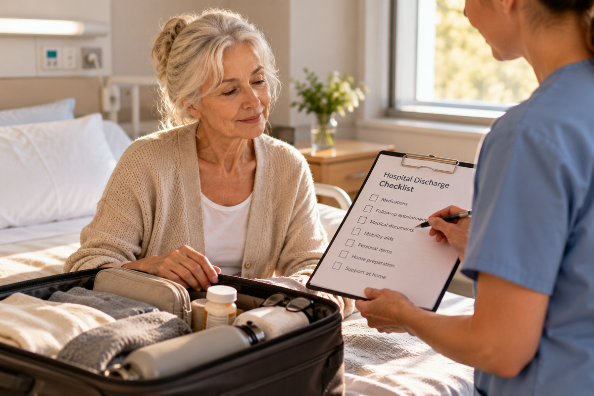 Hospital Discharge Checklist for Older Adults and Caregivers