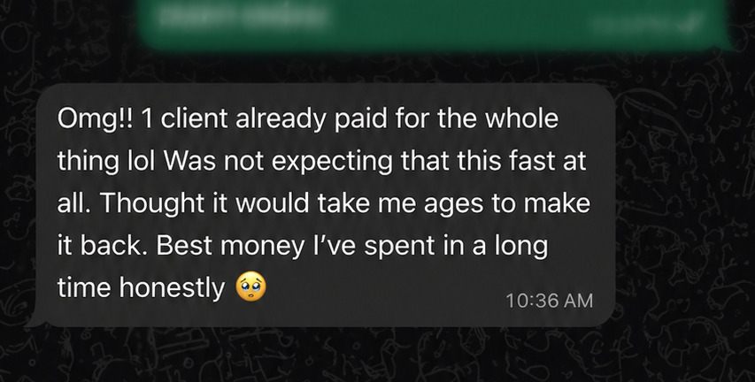 Proof message screenshot 13