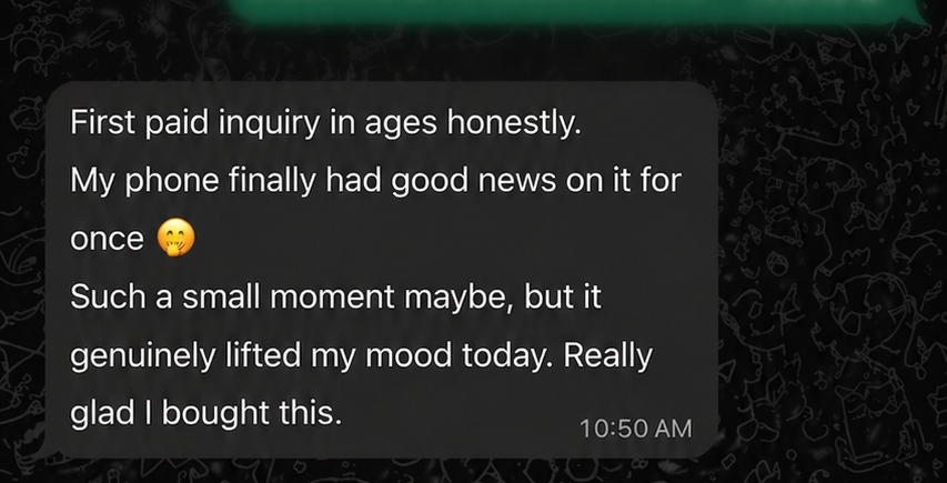Proof message screenshot 7