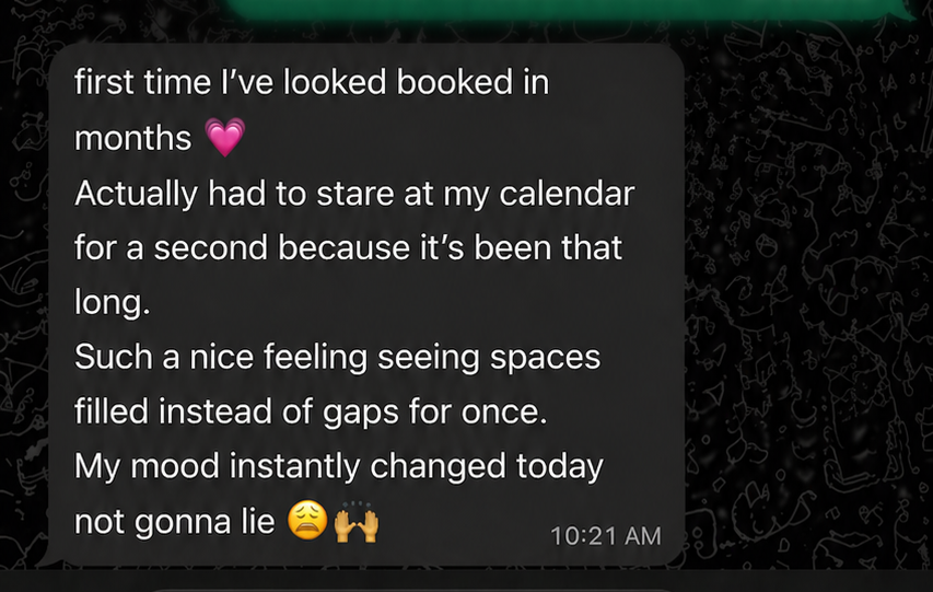 Proof message screenshot 4