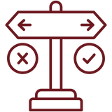 Decision tree icon