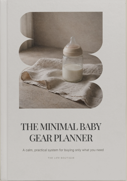 Minimalist Baby Gear Planner