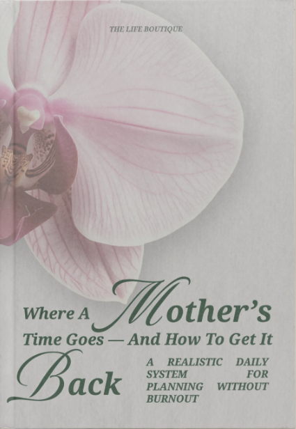 Where A Mother’s Time Goes — And How To Get It Back
