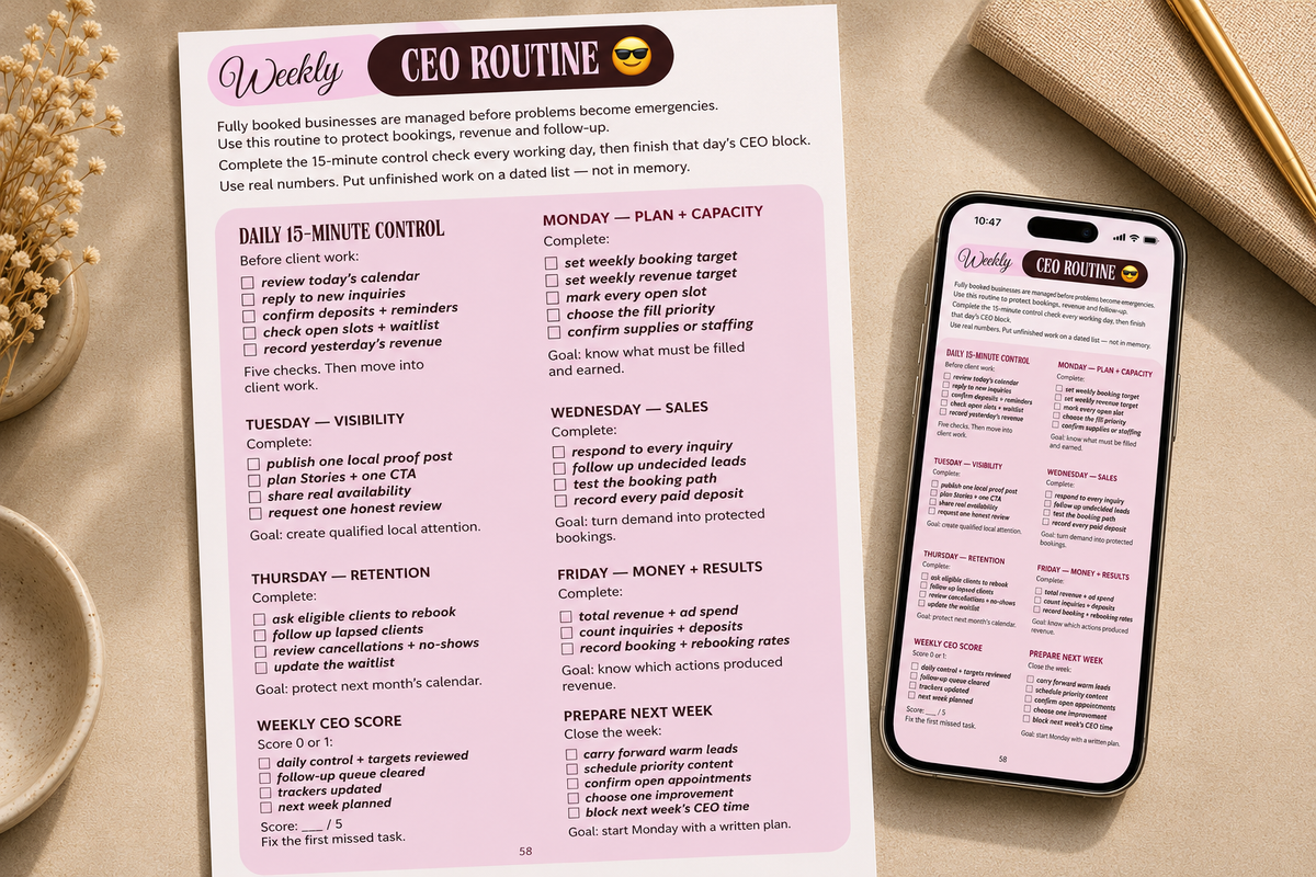 30-DAY LASH CEO SYSTEM