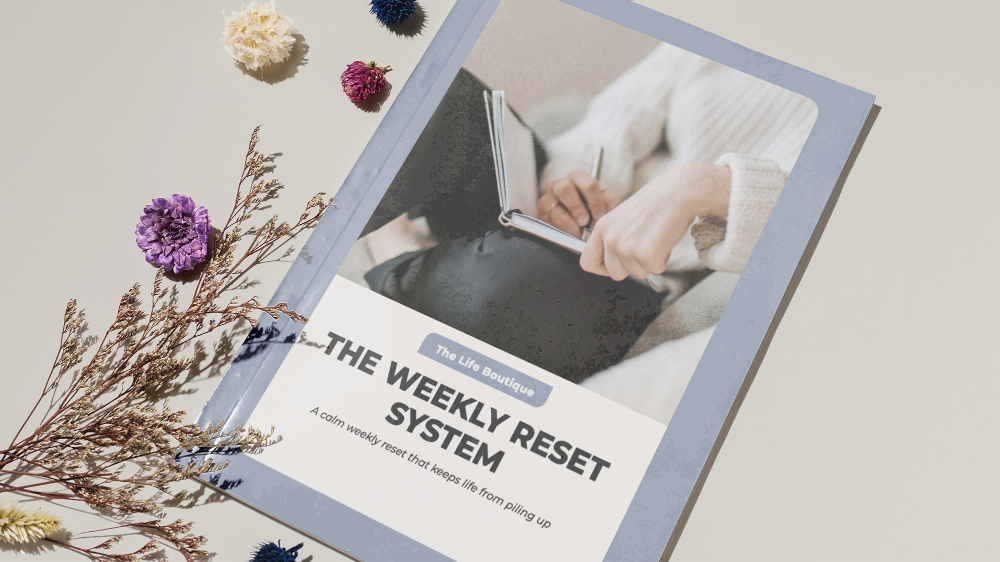 Weekly Reset preview page