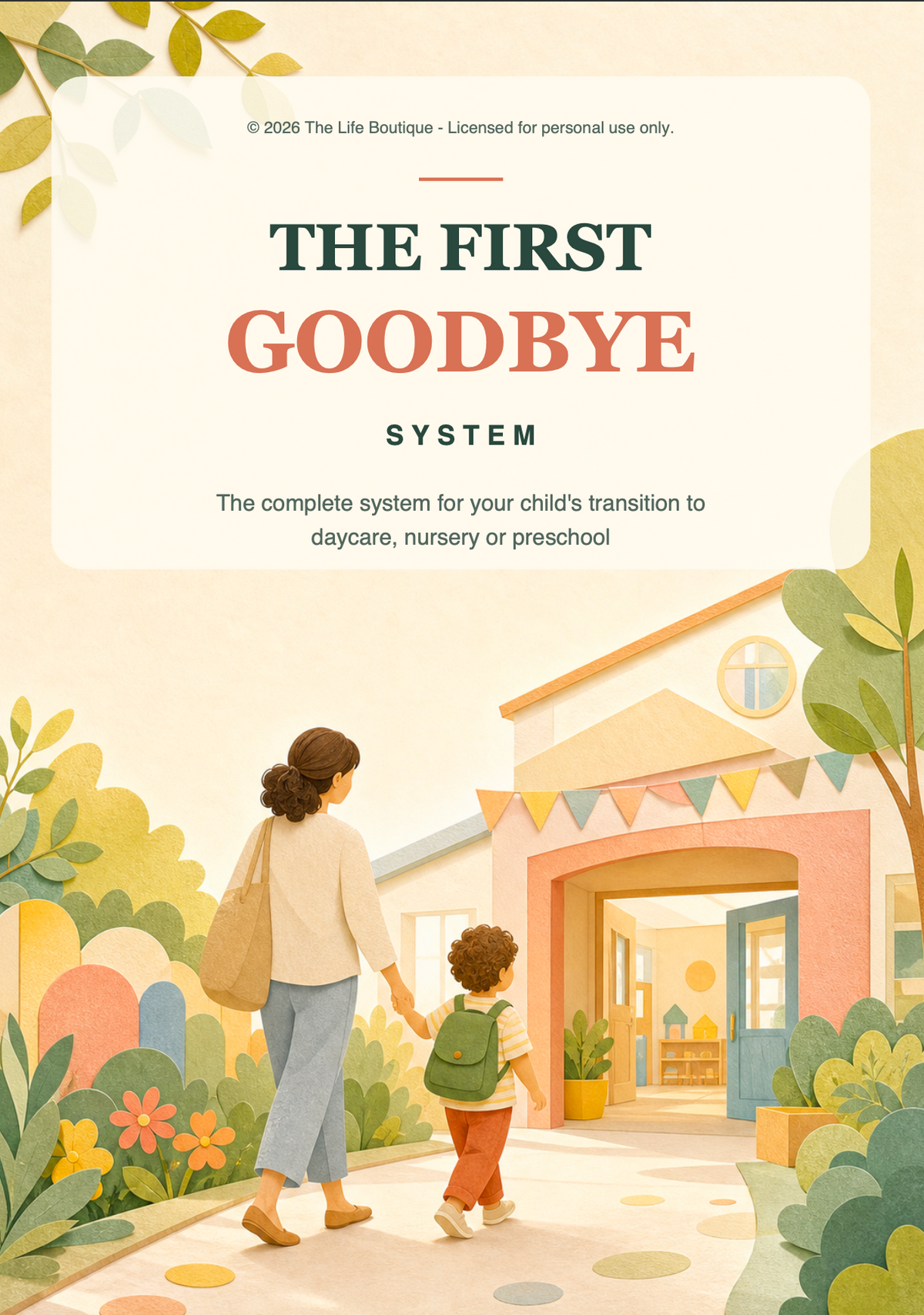 The First Goodbye System digital cover