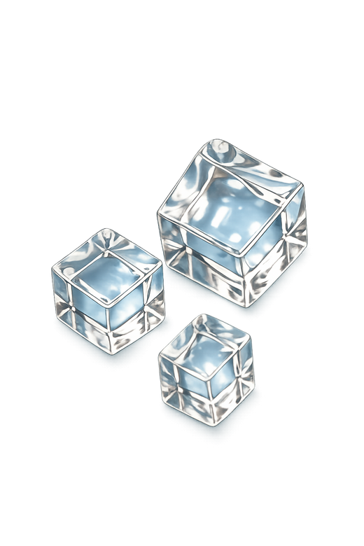 Ice cubes