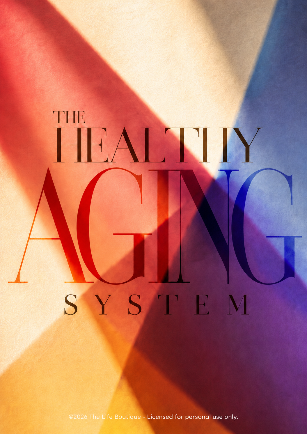 The Healthy Aging System cover